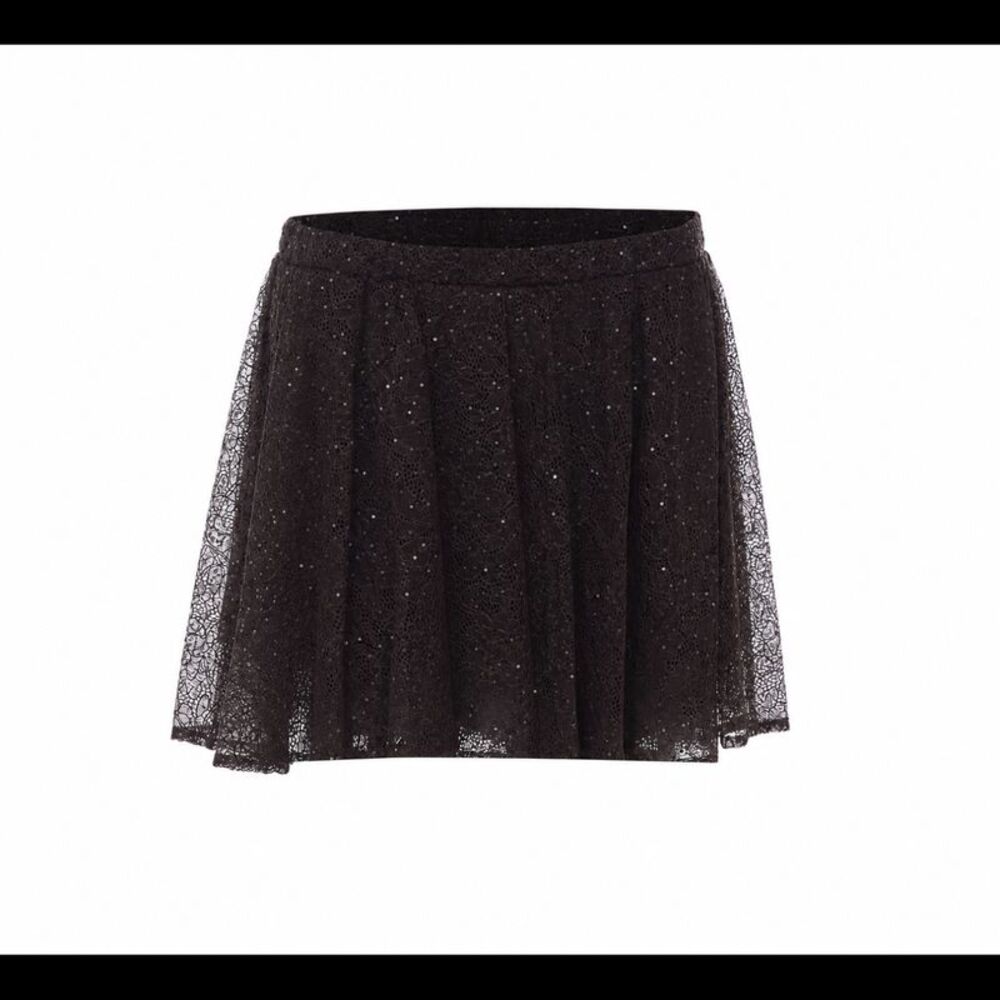 Twinset Women Mini Sequins Lace Skirt